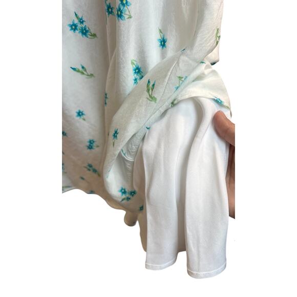 Show Me Your Mumu Serenade Mini Dress Bluebell Ditsy Pattern XL - Picture 5 of 7